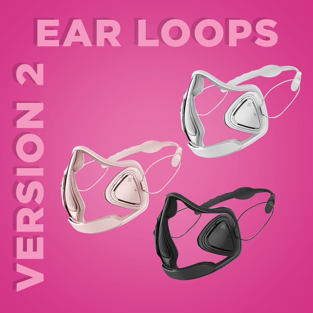 Jelli M1 - Transparent Face Mask with Ear Loops